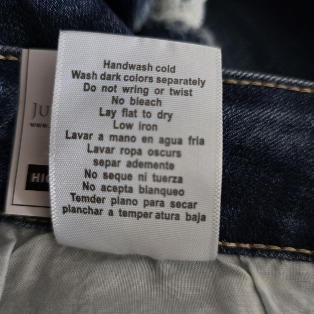 NWT Judy Blue Madelyn High Rise Button Fly Skinny, Size 22W - Picture 13 of 13